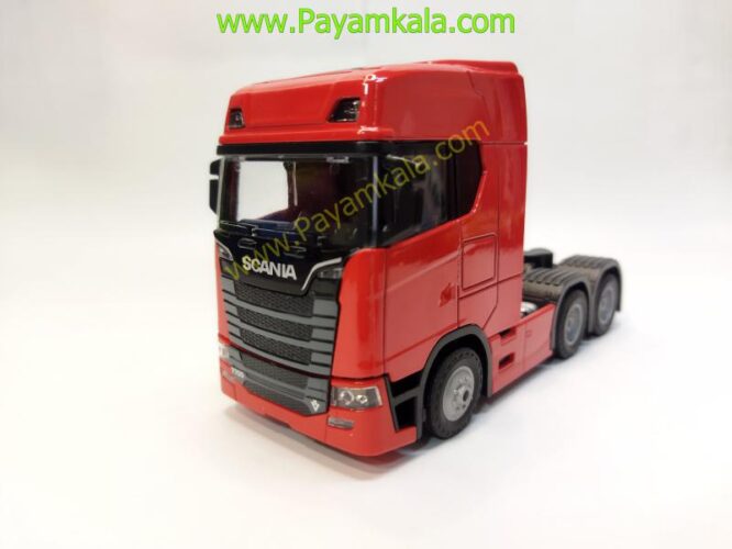 ماکت تریلی اسکانیا (SCANIA-JS1081) قرمز