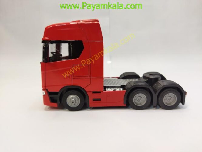 ماکت تریلی اسکانیا (SCANIA-JS1081) قرمز