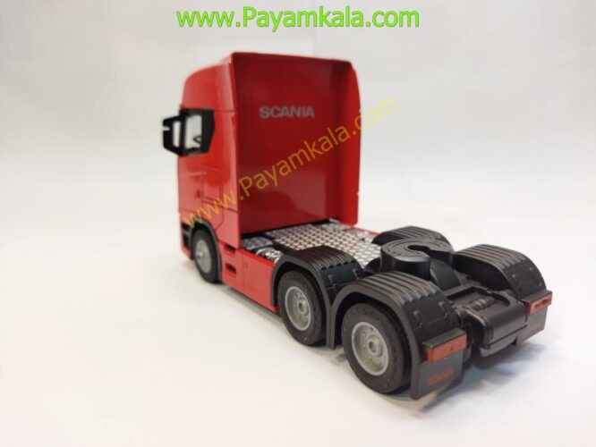 ماکت تریلی اسکانیا (SCANIA-JS1081) قرمز