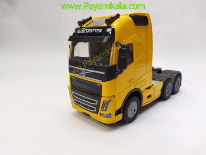 ماکت تریلی ولوو (VOLVO FH 3454) زرد