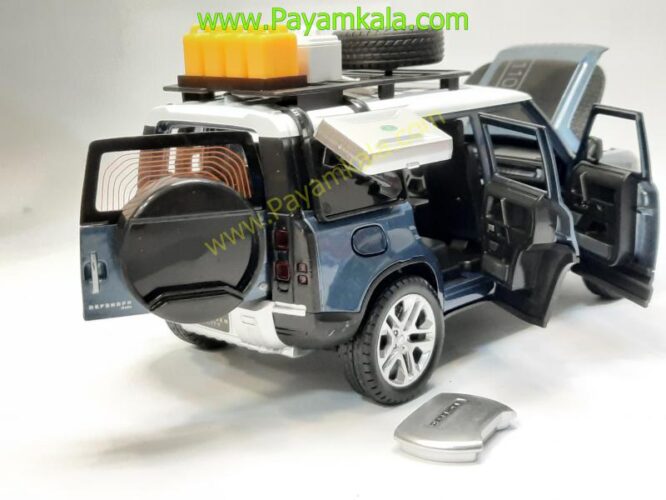 ماکت رنجرور دیفندر (RANGE ROVER VELOCITY CHEZHI)(607-8ACZ) آبی