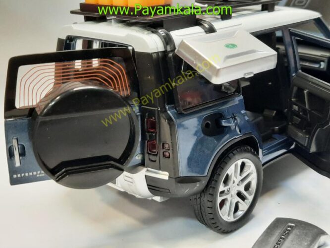 ماکت رنجرور دیفندر (RANGE ROVER VELOCITY CHEZHI)(607-8ACZ) آبی