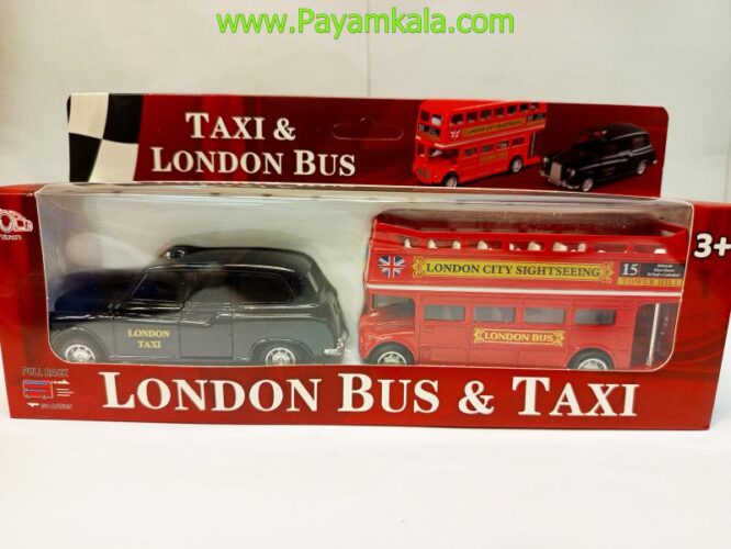 ماکت اتوبوس لندن و تاکسی (LONDON BUS & TAXI 3458YT)