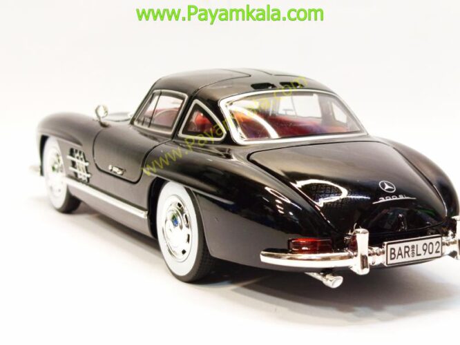 ماشین فلزی مرسدس بنز (BENZ 300SL CHEZHI) (1:24) مشکی