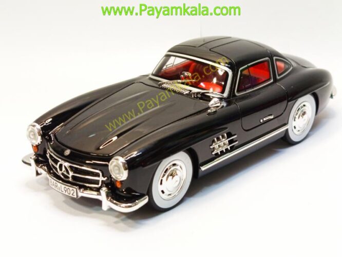 ماشین فلزی مرسدس بنز (BENZ 300SL CHEZHI) (1:24) مشکی