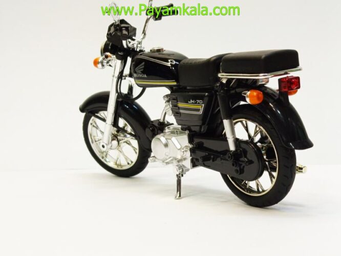 ماکت فلزی موتورسیکلت هوندا (HONDA JH70 1:12) مشکی