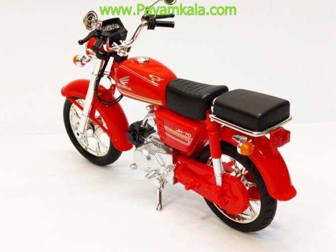 ماکت فلزی موتورسیکلت هوندا (HONDA JH70 1:12) قرمز