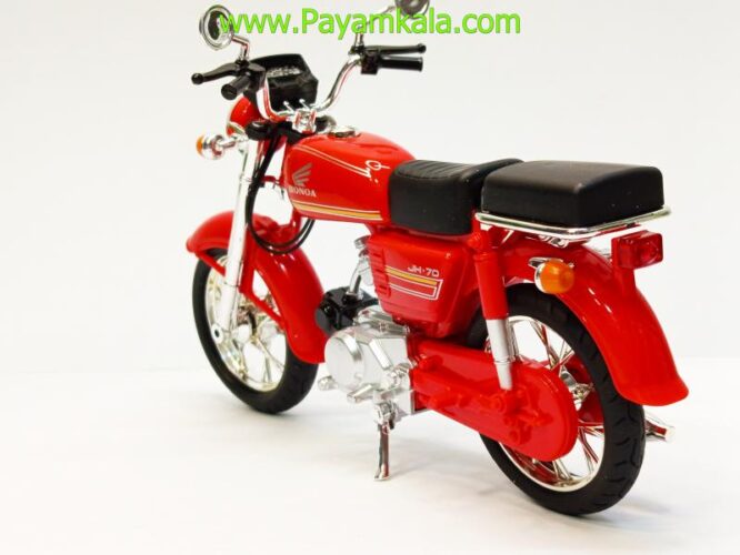 ماکت فلزی موتورسیکلت هوندا (HONDA JH70 1:12) قرمز