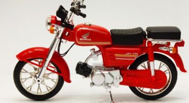 ماکت فلزی موتورسیکلت هوندا (HONDA JH70 1:12) قرمز