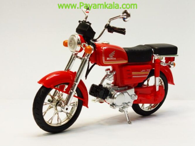 ماکت فلزی موتورسیکلت هوندا (HONDA JH70 1:12) قرمز