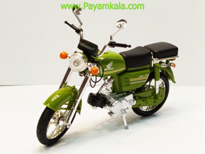 ماکت فلزی موتورسیکلت هوندا (HONDA JH70 1:12) سبز