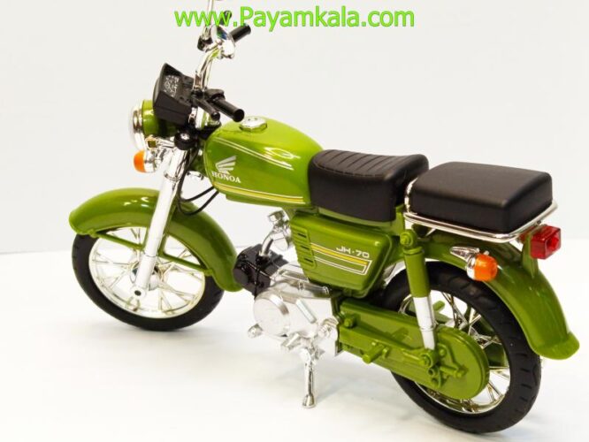 ماکت فلزی موتورسیکلت هوندا (HONDA JH70 1:12) سبز