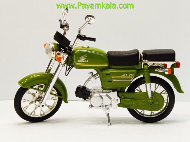 ماکت فلزی موتورسیکلت هوندا (HONDA JH70 1:12) سبز