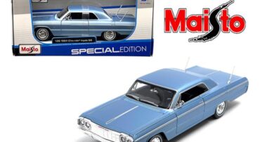 ماکت شورلت ایمپالا (1:26 MAISTO) (1964 CHEVY IMPALA) آبی