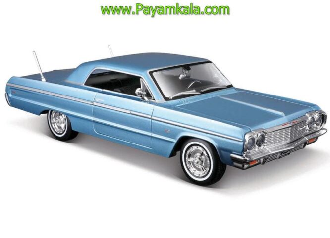 ماکت شورلت ایمپالا (1:26 MAISTO) (1964 CHEVY IMPALA) آبی