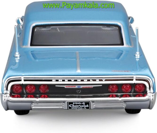 ماکت شورلت ایمپالا (1:26 MAISTO) (1964 CHEVY IMPALA) آبی