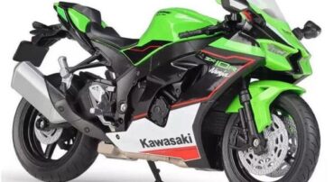 ماکت موتورسیکلت کاوازاکی (KAWASAKI NINJA ZX-10R) (WELLY 1:12) سبز