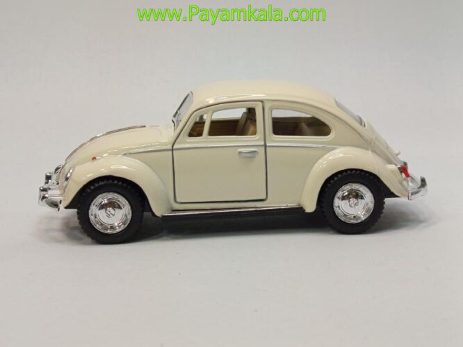 ماشین فلزی فولکس کینسمارت (Volkswagen Classical Beetle KINSMART) کرم