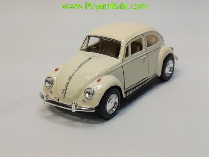 ماشین فلزی فولکس کینسمارت (Volkswagen Classical Beetle KINSMART) کرم