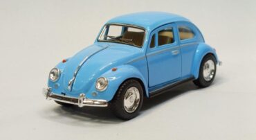 ماشین فلزی فولکس کینسمارت (Volkswagen Classical Beetle KINSMART) آبی روشن