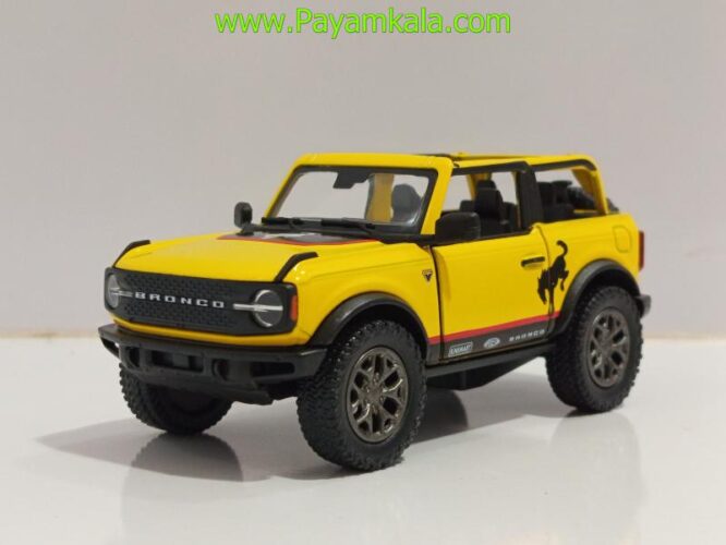 فورد برانکو رالی کینزمارت (KINSMART)(FORD BRONCO 2022 1:34) زرد