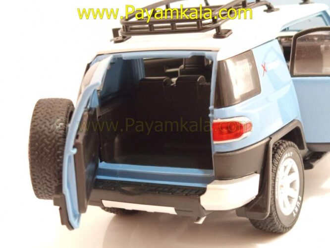 ماشین فلزی تویوتا اف جی کروز (TOYOTA FJ CRUISER) (CHEZHI 1:24) آبی