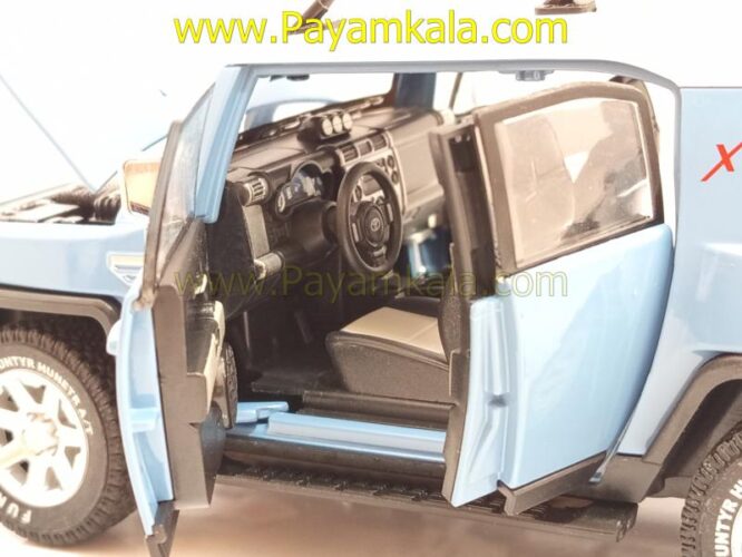 ماشین فلزی تویوتا اف جی کروز (TOYOTA FJ CRUISER) (CHEZHI 1:24) آبی