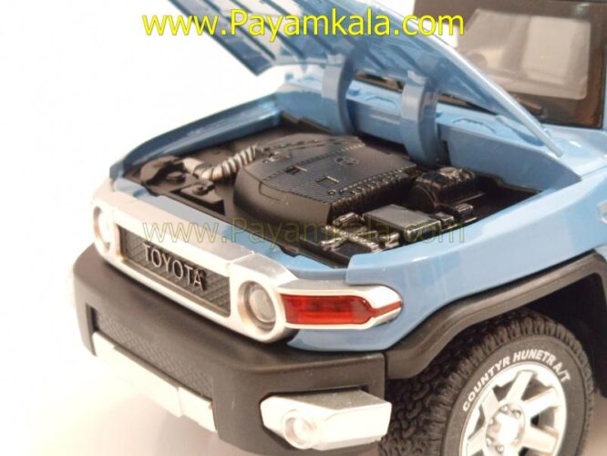 ماشین فلزی تویوتا اف جی کروز (TOYOTA FJ CRUISER) (CHEZHI 1:24) آبی