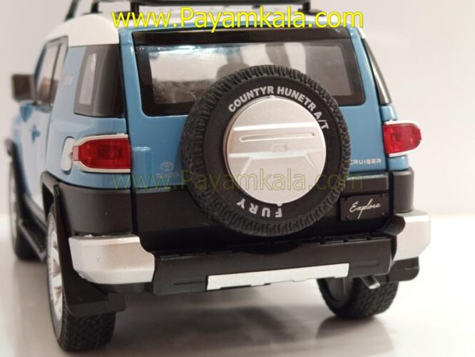 ماشین فلزی تویوتا اف جی کروز (TOYOTA FJ CRUISER) (CHEZHI 1:24) آبی