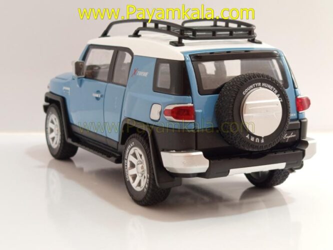 ماشین فلزی تویوتا اف جی کروز (TOYOTA FJ CRUISER) (CHEZHI 1:24) آبی