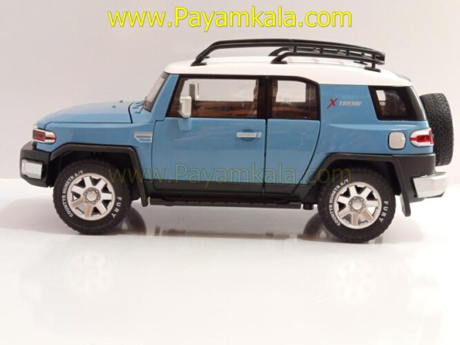 ماشین فلزی تویوتا اف جی کروز (TOYOTA FJ CRUISER) (CHEZHI 1:24) آبی