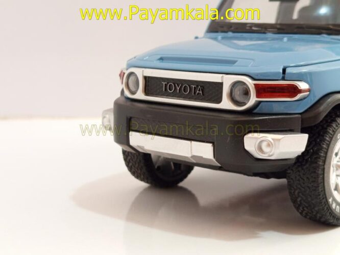 ماشین فلزی تویوتا اف جی کروز (TOYOTA FJ CRUISER) (CHEZHI 1:24) آبی