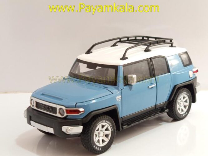 ماشین فلزی تویوتا اف جی کروز (TOYOTA FJ CRUISER) (CHEZHI 1:24) آبی
