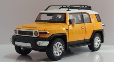 ماشین فلزی تویوتا اف جی کروز (TOYOTA FJ CRUISER) (CHEZHI 1:24) زرد