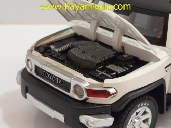 ماشین فلزی تویوتا اف جی کروز (TOYOTA FJ CRUISER) (CHEZHI 1:24) سفید