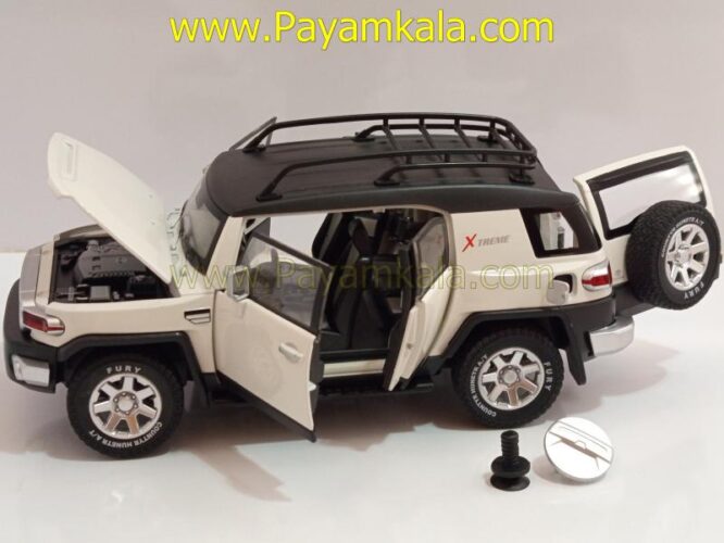 ماشین فلزی تویوتا اف جی کروز (TOYOTA FJ CRUISER) (CHEZHI 1:24) سفید