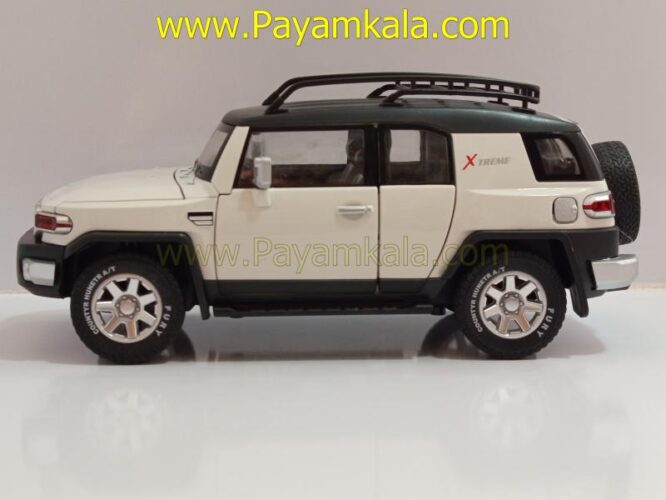 ماشین فلزی تویوتا اف جی کروز (TOYOTA FJ CRUISER) (CHEZHI 1:24) سفید