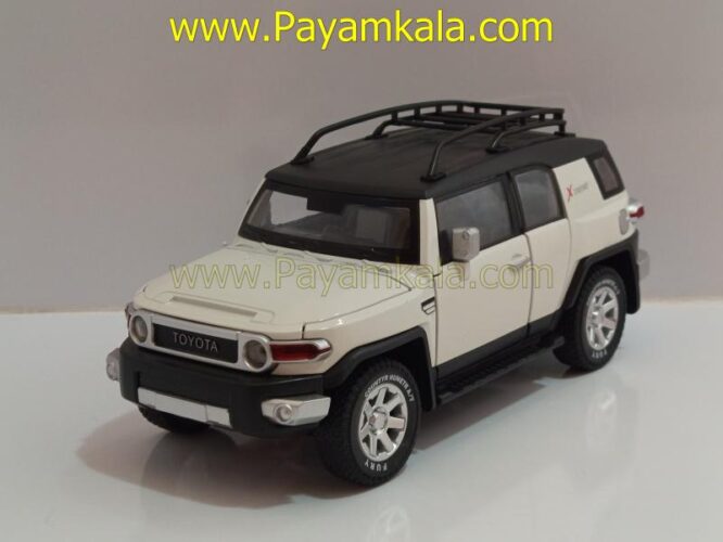 ماشین فلزی تویوتا اف جی کروز (TOYOTA FJ CRUISER) (CHEZHI 1:24) سفید