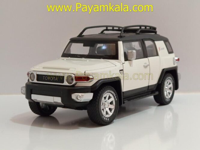 ماشین فلزی تویوتا اف جی کروز (TOYOTA FJ CRUISER) (CHEZHI 1:24) سفید