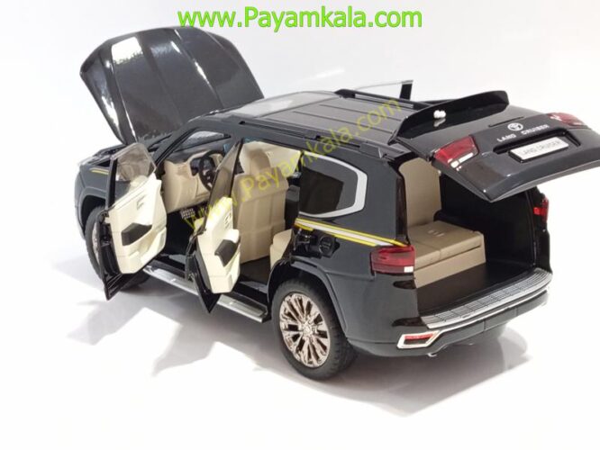 ماشین فلزی تویوتا لندکروز (TOYOTA LANDCRUISER CHEZHI 1:18)(8052) مشکی