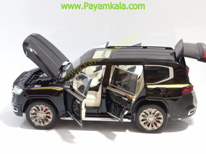 ماشین فلزی تویوتا لندکروز (TOYOTA LANDCRUISER CHEZHI 1:18)(8052) مشکی