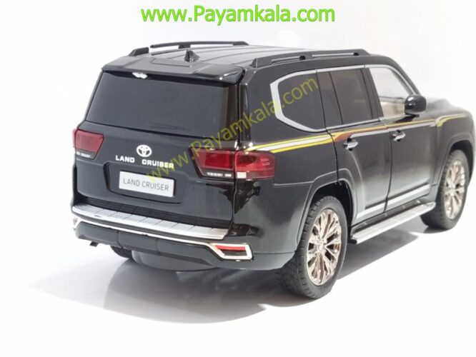 ماشین فلزی تویوتا لندکروز (TOYOTA LANDCRUISER CHEZHI 1:18)(8052) مشکی