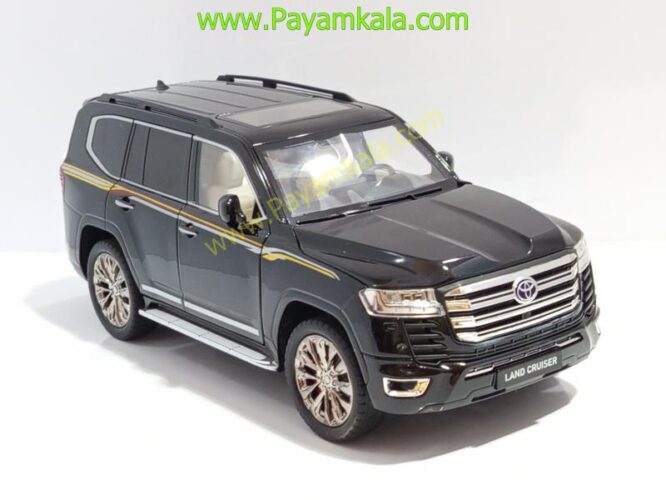 ماشین فلزی تویوتا لندکروز (TOYOTA LANDCRUISER CHEZHI 1:18)(8052) مشکی