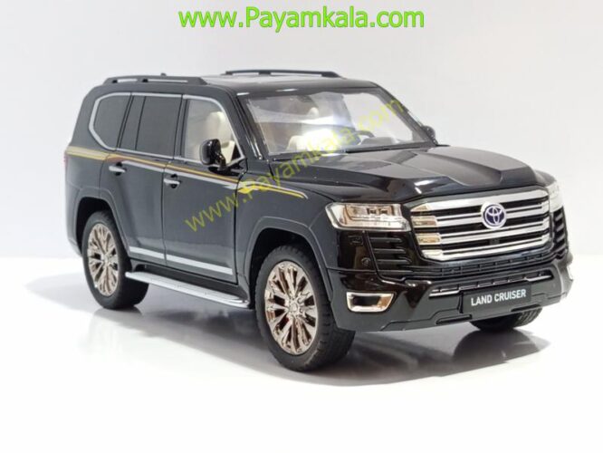 ماشین فلزی تویوتا لندکروز (TOYOTA LANDCRUISER CHEZHI 1:18)(8052) مشکی