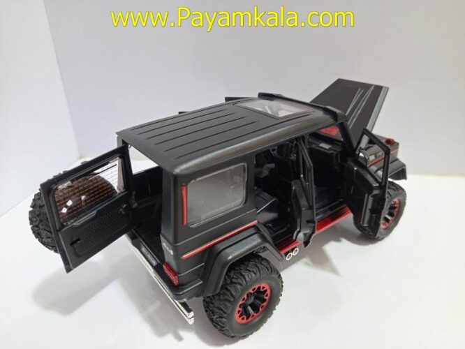 ماشین فلزی بنز جی کلاس دودزا (BENZ G-CLASS CHEZHI)(1:24)(CZ117AD) مشکی