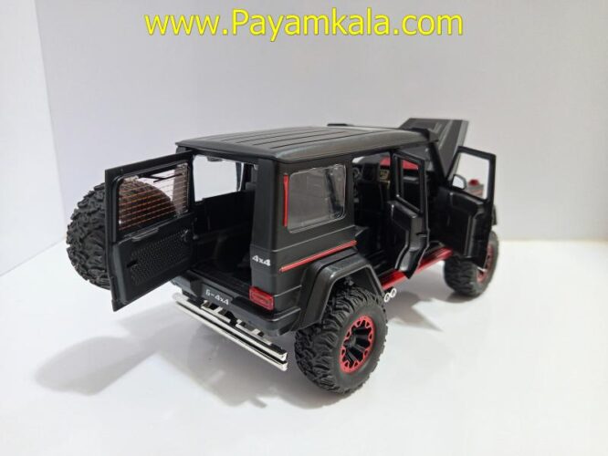 ماشین فلزی بنز جی کلاس دودزا (BENZ G-CLASS CHEZHI)(1:24)(CZ117AD) مشکی