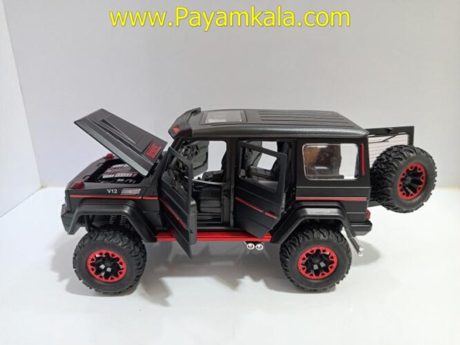 ماشین فلزی بنز جی کلاس دودزا (BENZ G-CLASS CHEZHI)(1:24)(CZ117AD) مشکی