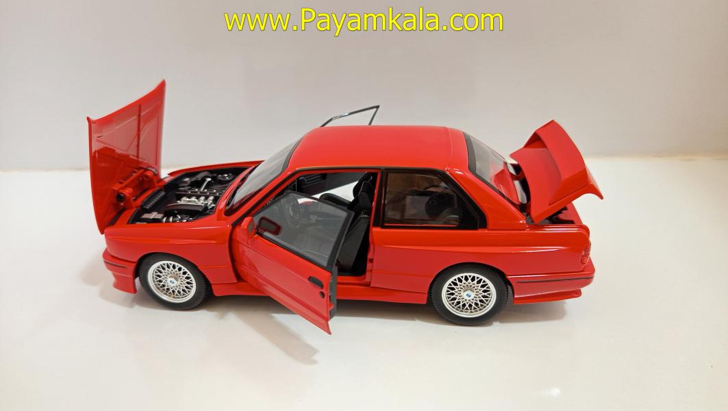 ماشین فلزی ب ام و (BMW E30 M3)(JLF 1:24) قرمز - Image 4