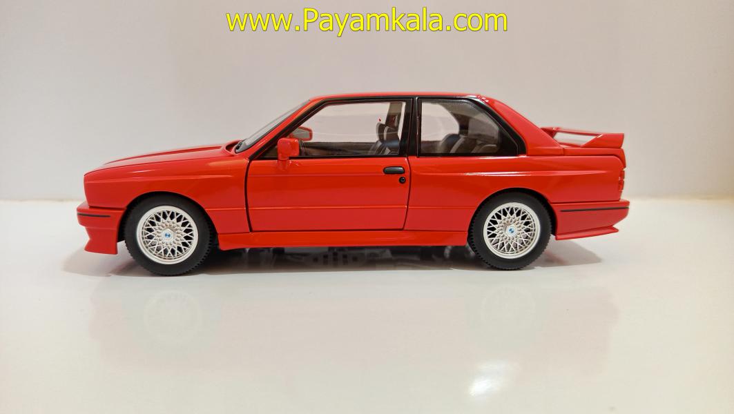ماشین فلزی ب ام و (BMW E30 M3)(JLF 1:24) قرمز