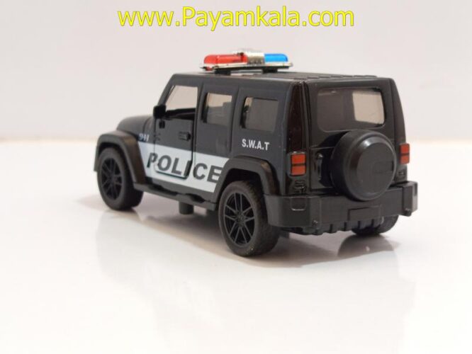 ماشین فلزی جیپ پلیس کوچک (JEEP 1:48)(4332C)